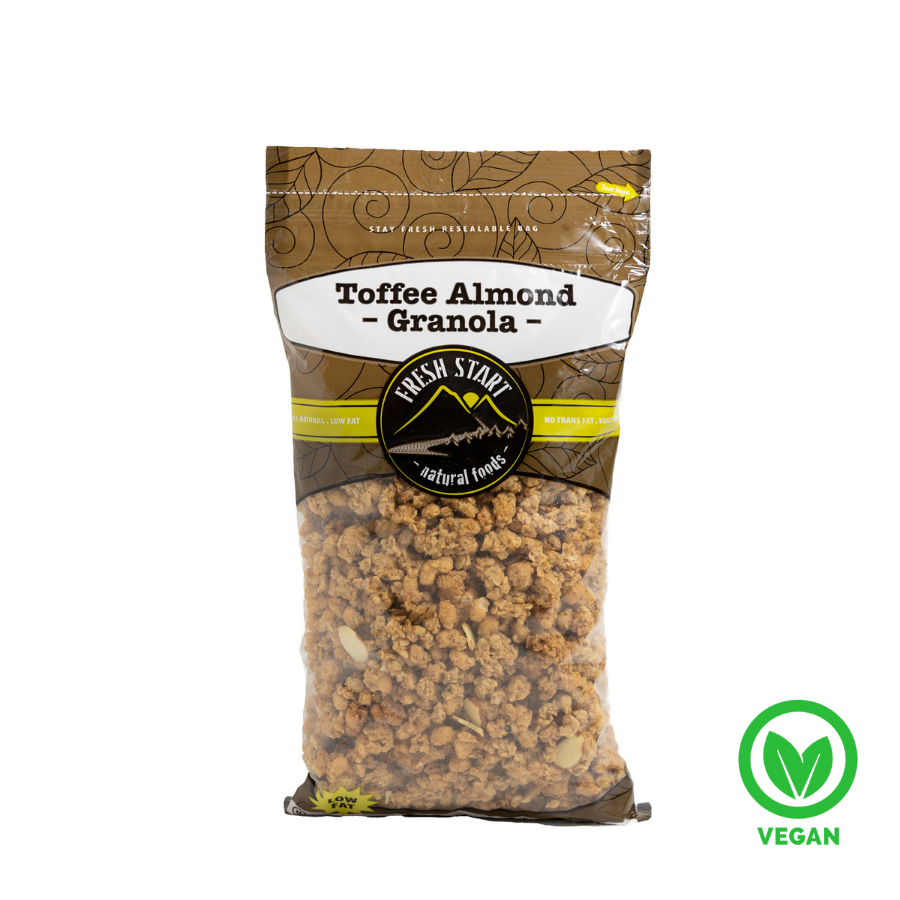 Toffee Almond Granola Case Fresh Start Natural Foods